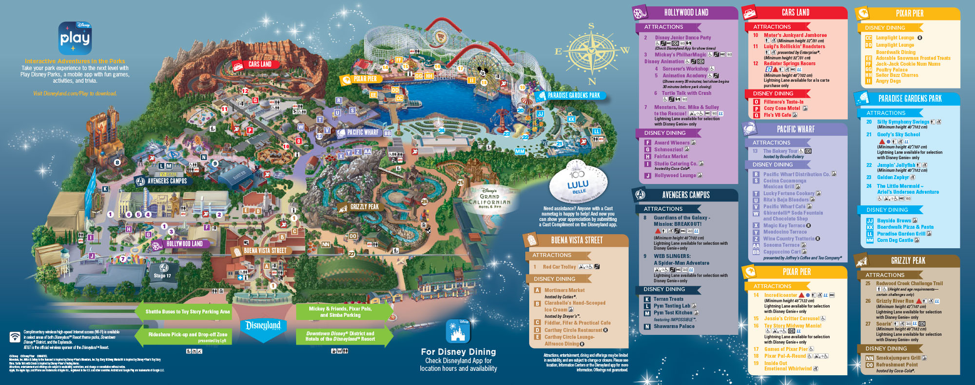 Plans Disneyland Resort En Californie Hello Los Angeles Plans Disneyland Resort En Californie Hello Los Angeles